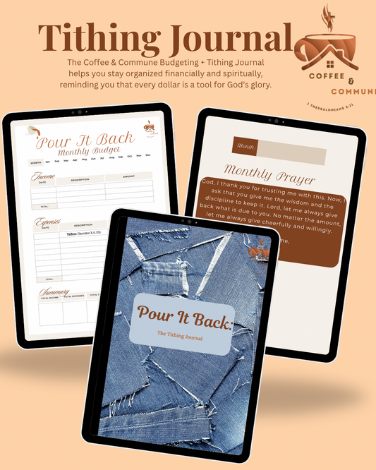 Pour it Back: Budgeting & Tithing Journal